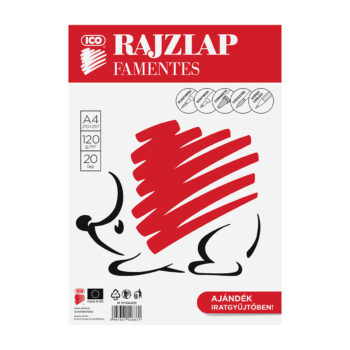 Süni rajzlap famentes 20 lap A/4