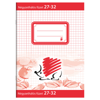 Süni füzet négyzethálós 27-32
