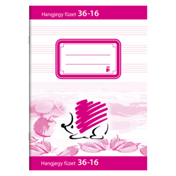 Süni füzet hangjegy 36-16