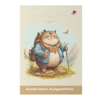 Süni óvodai üzenő-és jegyzetfüzet Cat