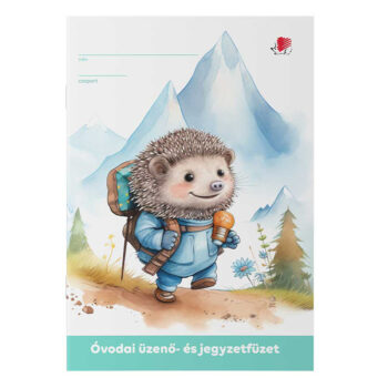 Süni óvodai üzenő-és jegyzetfüzet Hedgehog