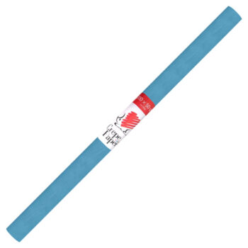 Süni krepp papír világoskék