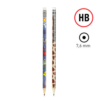 Süni állatos grafitceruza radíros HB
