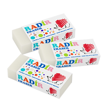 Süni radír papírfogóval
